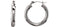 Tube Hoop Earrings, 14k White Gold (15mm)