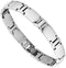 Men's Satin Finish Links Bracelet, Stainless Steel, 8.75"