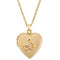 Graduated Leaf with Dome Heart Locket Necklace, 10k Yellow Gold, 12k Green and Rose Gold Black Hills Gold Motif, 18"