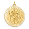 14k Yellow Gold St. Christopher Medal Pendant (43X33MM)