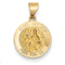 14k Yellow Gold St. Matthew Medal Pendant (17X15MM)