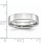 Men's Cobalt Chrome 5mm Comfort-Fit Flat Profile Ring Size 12