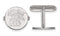 Rhodium-Plated Sterling Silver University Of Kentucky Cuff Links, 15MM