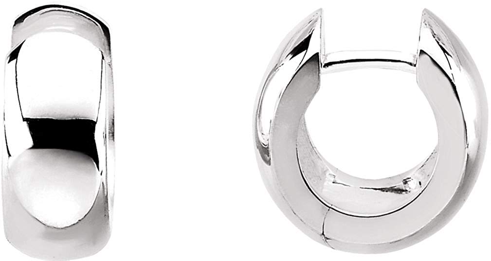 Hoop Earrings, Sterling Silver (12.75mm)