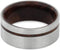 9-Stone Diamond Honduran Rosewood Burl Titanium Band, Honduran Rosewood Burl Wood Band, Couples Wedding Set, M15.5-F6.5