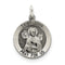 Sterling Silver Antiqued Saint John Medal (25X20MM)