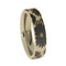 Engraved Flower Pattern 6mm Comfort Fit Titanium Floral Design Band