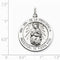 Sterling Silver Antiqued De La Providencia Medal (22X25MM)