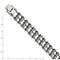 Men's Polished Stainless Steel 14mm Roller Bracelet, 8.5"