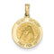 14k Yellow Gold Saint Anthony Medal Charm (24X15 MM)