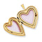 14k Yellow Gold Diamond Heart Locket (.01 Ct, G-I Color, I3 Clarity)