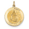 14k Yellow Gold St. Martha Medal Pendant (27X19MM)