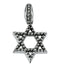 Star of David 14k White Gold Pendant (Made in Holy Land)