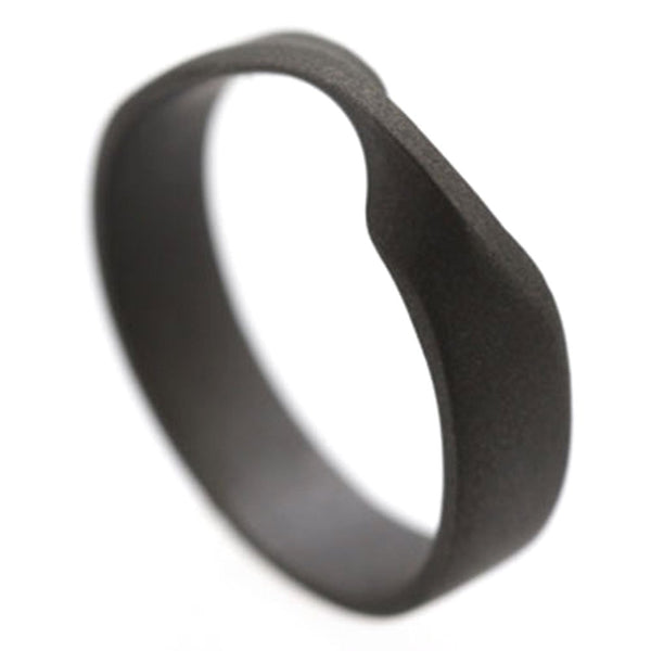 Sandblast Mobius 6mm Comfort Fit Titanium Wedding Band