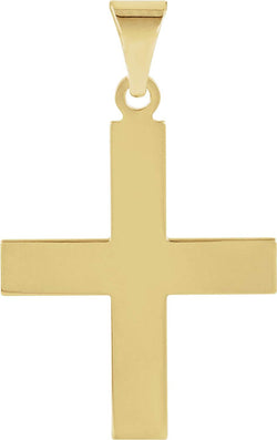 Women's Greek Cross 14k Yellow Gold Pendant