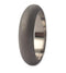 Domed Sandblast 6mm Comfort-Fit Titanium Wedding Band, Size 14