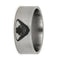 Star Wars Engraved 9mm Comfort-Fit Brushed Titanium Wedding Band