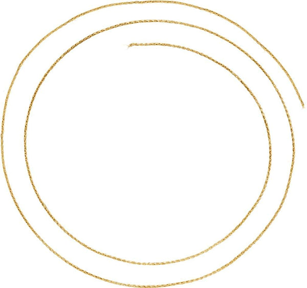 Ave 369 .9mm 14k Yellow Gold Wheat Chain