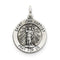 Sterling Silver Antiqued Saint John The Baptist Medal (25X20MM)