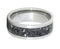 Concrete Inlay 6mm Comfort-Fit Titanium Ring