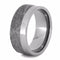 Two-Tone Gibeon Meteorite 9mm Comfort-Fit Titanium Wedding Band, Size 14.5