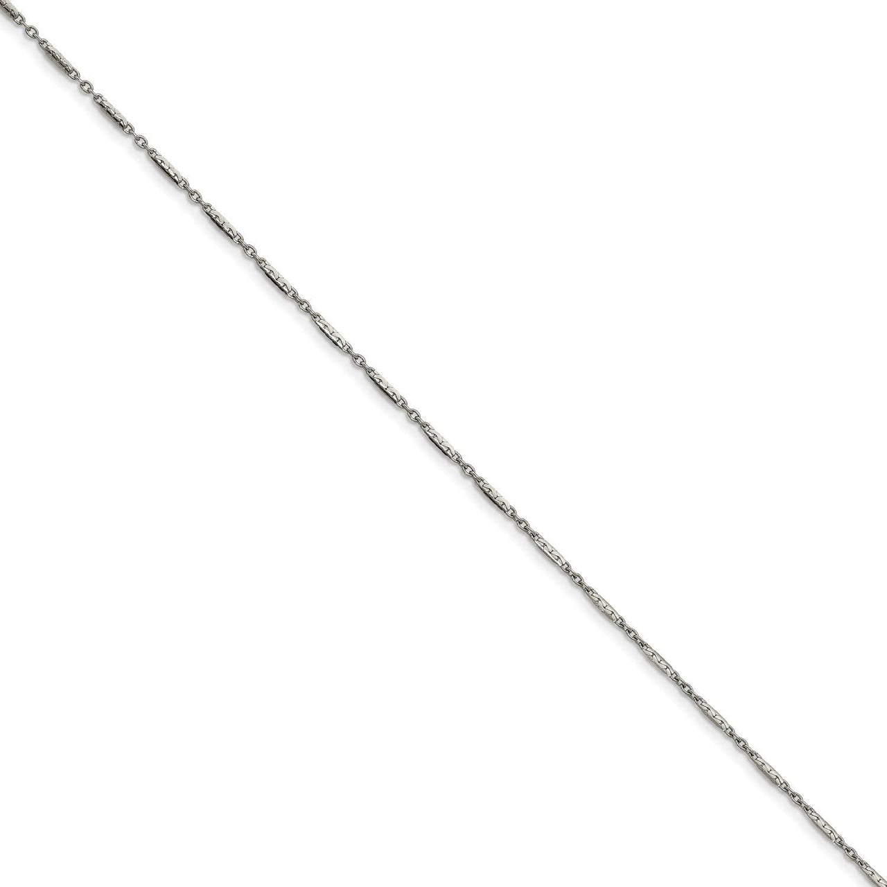 Stainless Steel 1.8mm Bar Link Chain, 20"