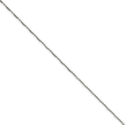 Stainless Steel 1.8mm Bar Link Chain, 20"