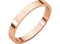 Slim-Profile 2.5mm Flat Stacking Band, 14k Rose Gold