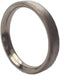 Slim Profile Titanium with Frosted Finish 3mm Comfort-Fit Wedding Ring, Size 8.5