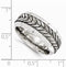 Soul Collection Titanium and Stainless Steel Wheat-Grain 9mm Beveled Bands,Size 11