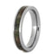 Woodland Camo 5mm Comfort-Fit Polished Titanium Wedding Band