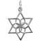 Star of David Sterling Silver Pendant (Made in Holy Land)