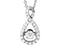 Mystara Diamond Infinity Pendant Necklace in 14k White Gold, 18" (1/3 Cttw)