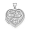 Sterling Silver Vintage Design Heart Locket, 'Love You Always'