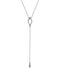 Geometric Necklace in Rhodium-Plated 14k White Gold, 16-18"