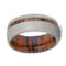 Sandblast Titanium 6mm Comfort-Fit Ironwood Ring