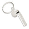 Sterling Silver Key Ring with Genuine Whistle