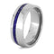 Lapis Lazuli Inlay 8mm Comfort-Fit Titanium Wedding Band