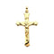 Passion Crucifix 14k Yellow Gold Pendant (39X25.5MM)