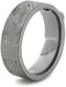 Bezel Set Diamond, Gibeon Meteorite 7mm Comfort-Fit Titanium Wedding Band, Size 6