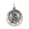 Sterling Silver Antiqued Saint John The Baptist Medal (25X20MM)