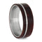 Ruby Redwood 8mm Matte Titanium Comfort-Fit Wedding Ring