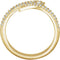 Diamond Snake Ring, 14k Yellow Gold (1/3 Ctw, Color GH, Clarity I1), Size 6