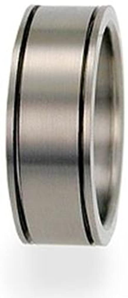Minimalist Stack Rings 1mm Comfort Fit Matte Titanium Band, Size 12.5
