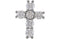 Platinum Diamond Cross Pendant, (3/4 Ctw, Color G-H, Clarity I1)