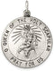 Sterling Silver Queen of the Holy Scapular Medal (35X25MM)