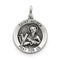 Sterling Silver Antiqued Saint Andrew Medal (26X20MM)