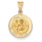 14k Yellow Gold St. Mark Medal Pendant (18X15MM)