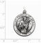 Sterling Silver Antiqued Saint Francis of Assisi Medal (30X22MM)