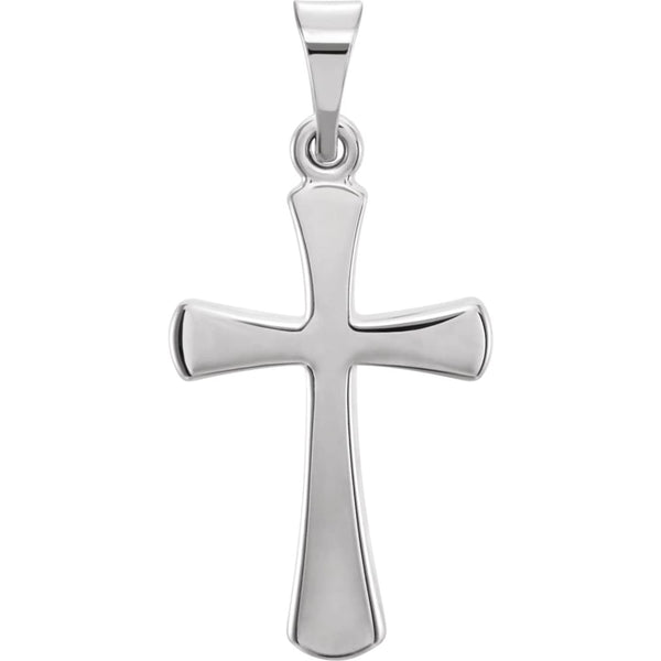 Cross Pendant, Sterling Silver (23.2x11.4MM)